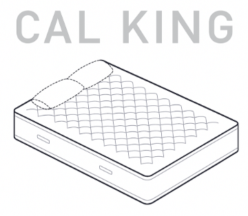 Picture of BED BUG PROTECTIVE COVER CAL KING LUXURIOUS - w/ ZIPPER AND VELCRO 72X84+15